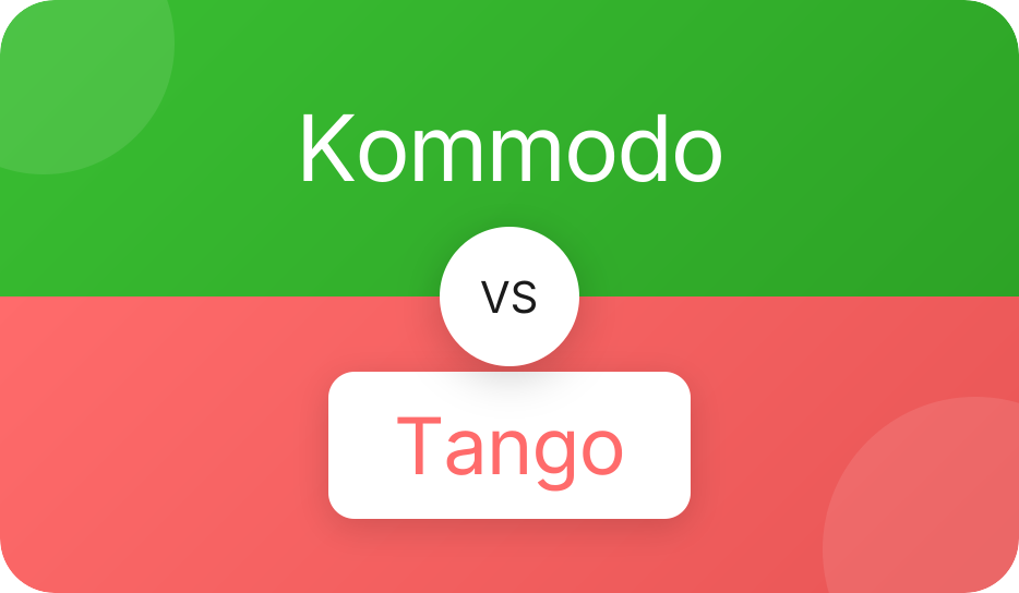 Kommodo vs Tango comparison